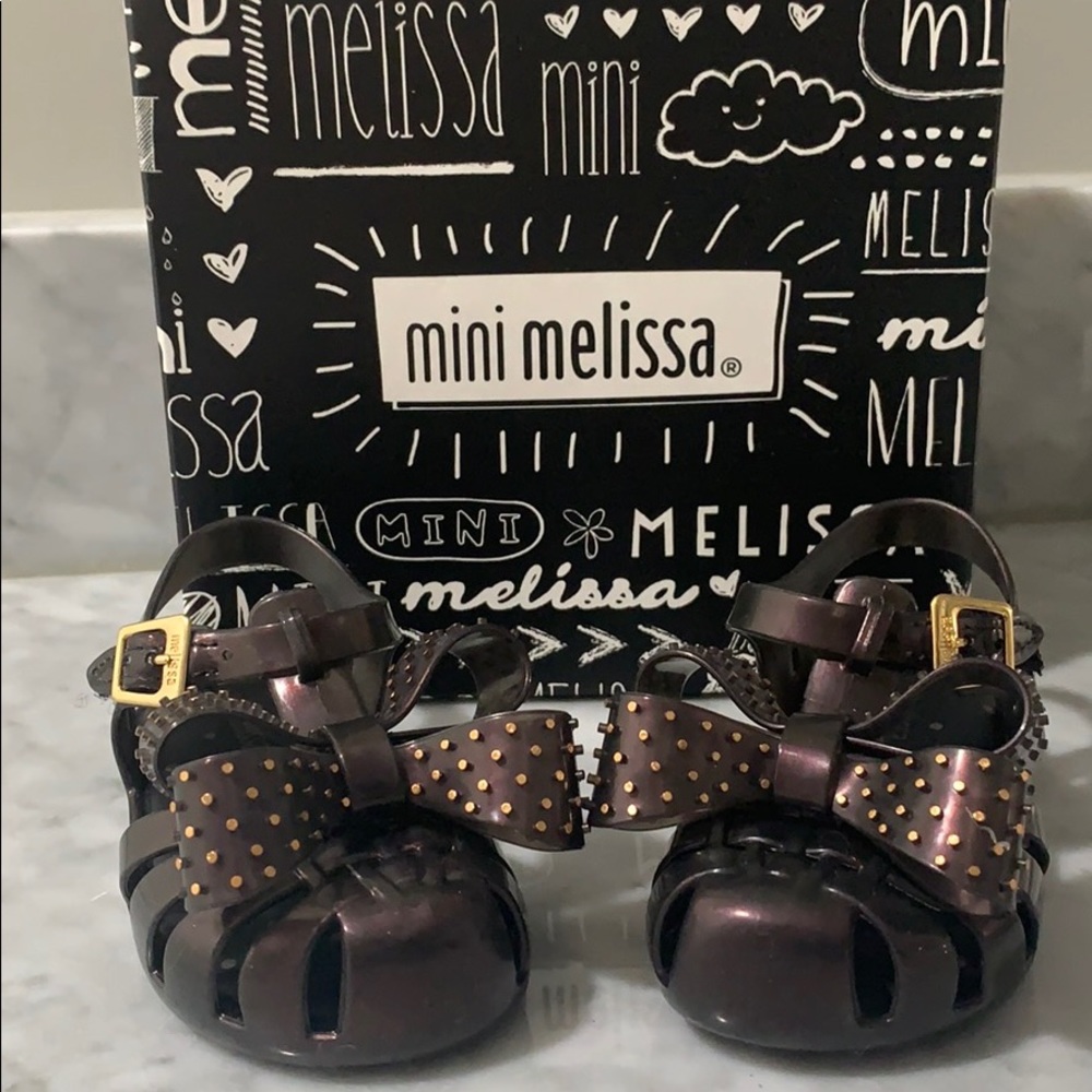 Mini Melissa Aranha Slipper - bow sandal